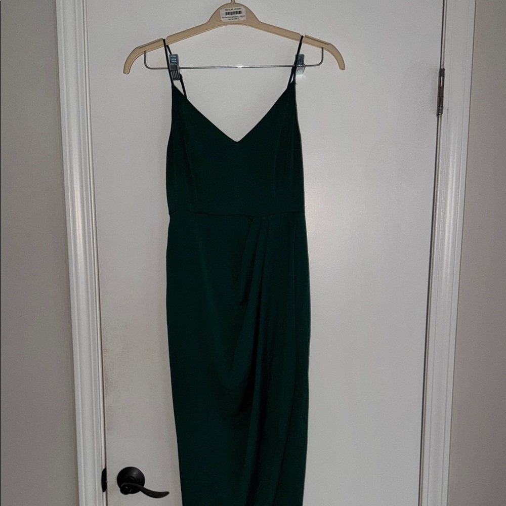 Express Formal Green Midi Dress